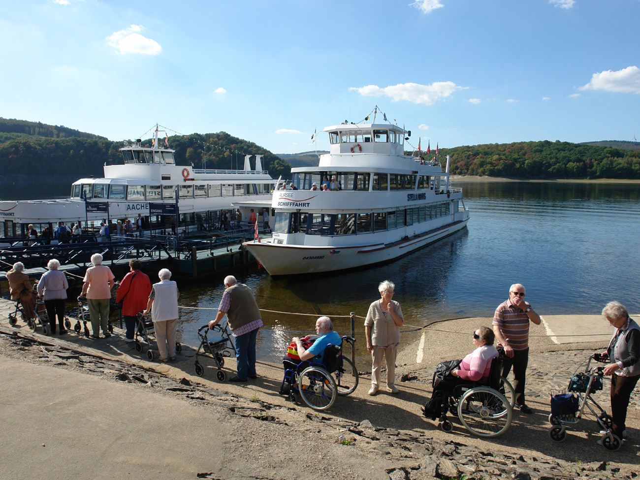 Schiffstour auf dem Rursee