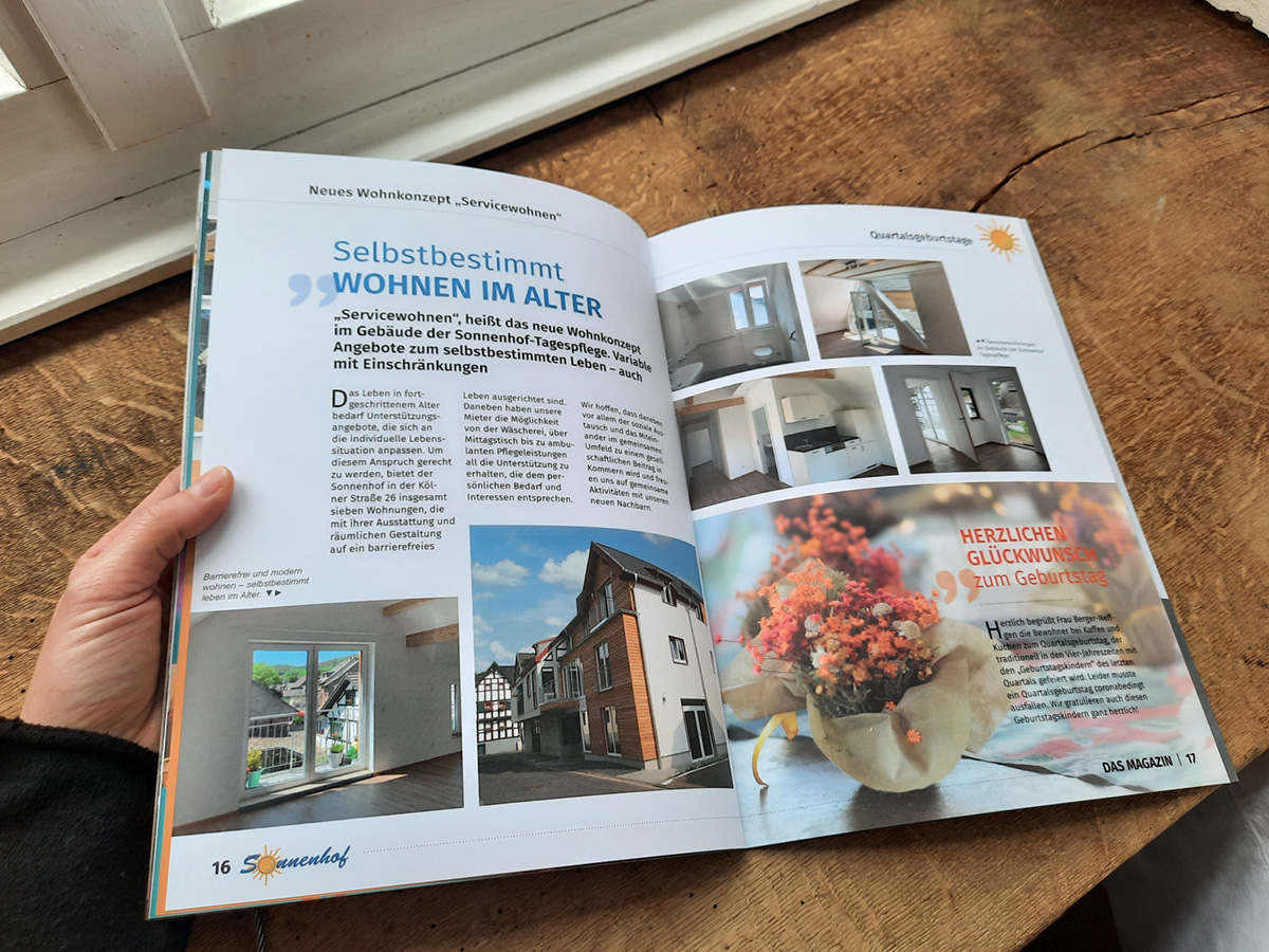 Das neue Sonnenhof-Magazin ist da