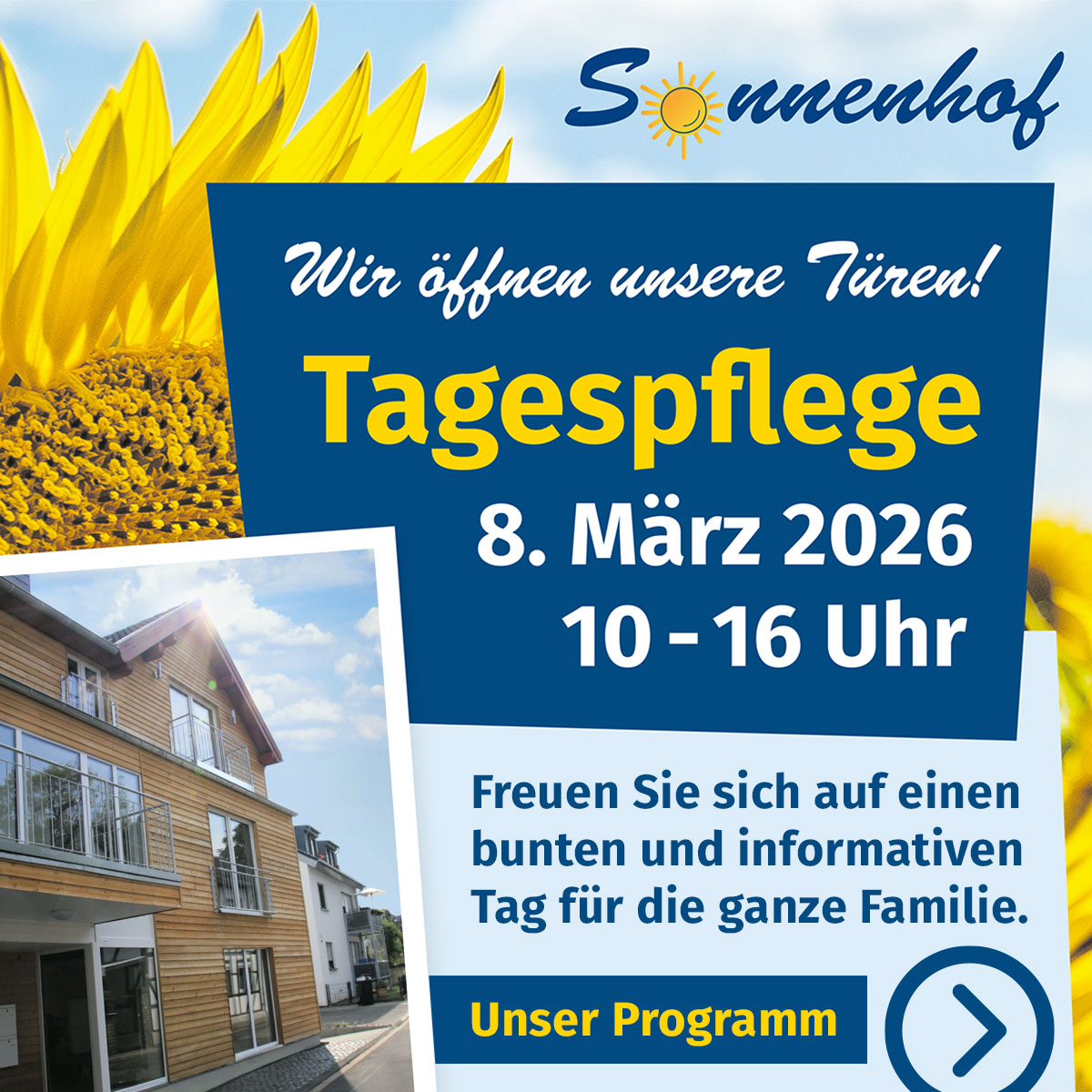 Wir öffnen unsere Türen!